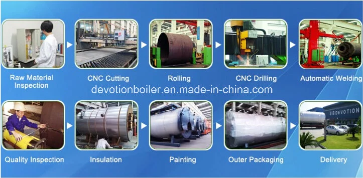 Gas, Diesel Oil, Dual Fuel Steam Boiler for Hotel Applications